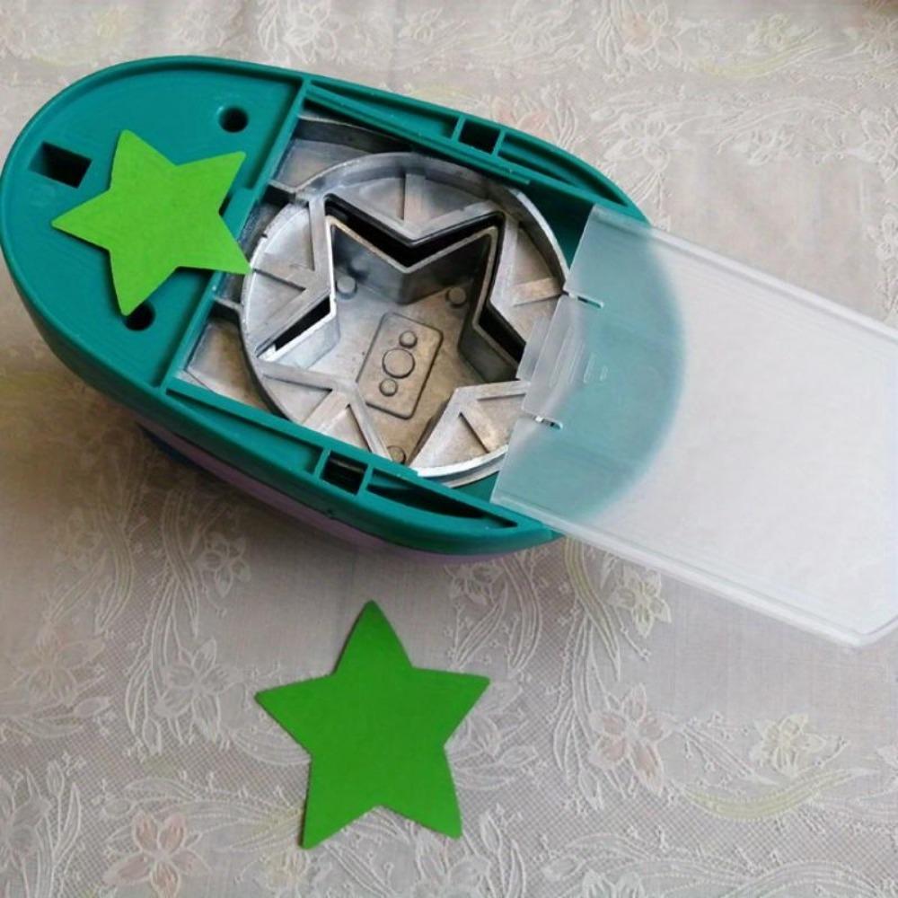 1 шт., случайный цвет ракушки, форма звезды, дырокол, резак для бумаги, скрапбукинг, школьный дырокол, инструмент для тиснения