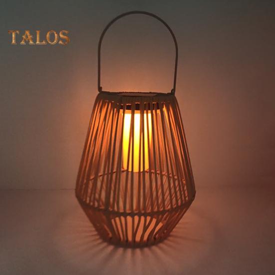 Уличный солнечный фонарь с ручкой, мягкий теплый свет, автоматическая зарядка, водонепроницаемый, управляемый светом, садовый солнечный светильник, декор