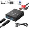 Internet Branching Adapter 1000Mbps LAN Splitter Ethernet Conversion USB Hub 1 Input 2 Output Input To Ethernet Expansion Splitter 2 Device