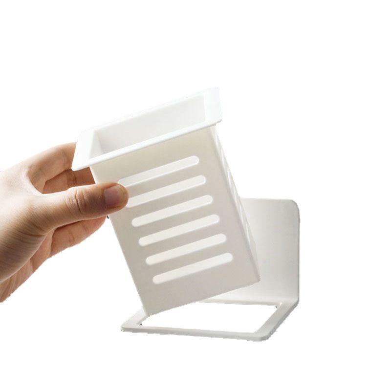 Wall-Mounted Chopstick Holder and Storage Basket