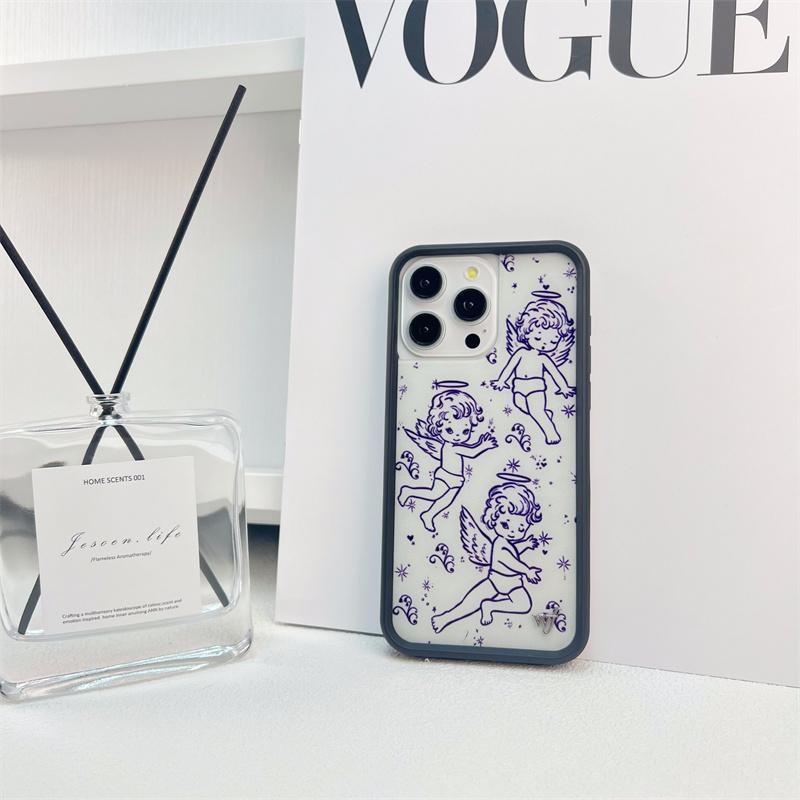 Мультяшный чехол для телефона с полевыми цветами, милый, животные, котенок, медведь, для iPhone 17 Pro 13 Pro 14 Pro 15 Promax, WF, голубь, ягненок, лебедь, чехол для телефона