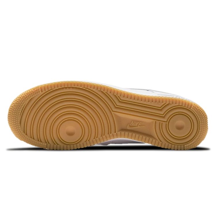 Nike Air Force 1 07 White Gum Светло-коричневые мужские кроссовки DJ2739-100
