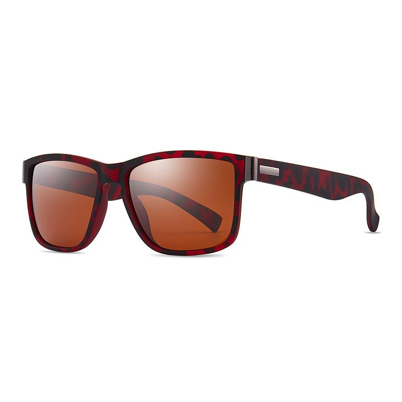 Square Polarized Sun Glasses New In Men Mirror Outdoor Shades Trendy Brand Design Retro Black Sunglasses for Driving