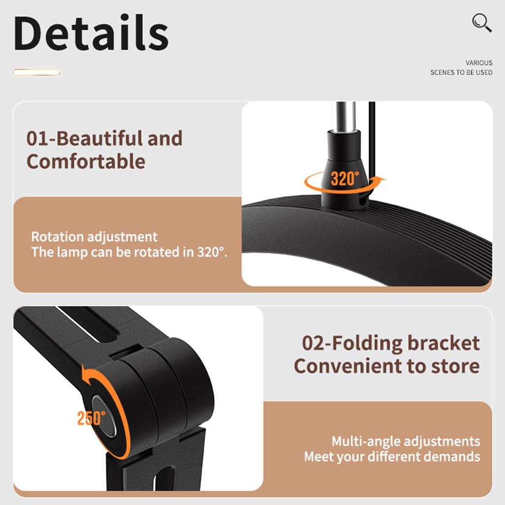 Half-circle Embroidery Curved Half Moon Beauty Salon Eyelash Light Tattoo Nail Eyebrow Lashes