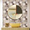 5pcs Self-Adhesive 3D Wall Stickers PVC Material Background Wallpaper  DIY Home Improvement