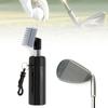 Portable Pole Putter Groove Cleaning Brush for  Outdoor Exercise with Squeeze Bottle, Press Type Club Cleaner Brush