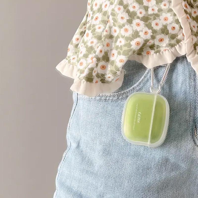 Matcha green gradual change TPU protective case, suitable for AirPods 1/1/1/1/Pro/Pro1 generation earphone cover