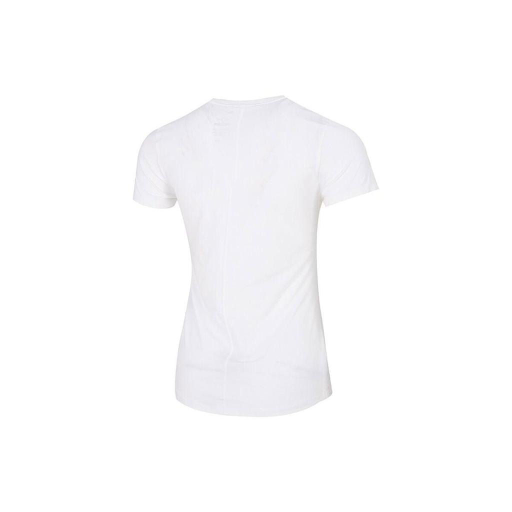 Nike Женская спортивная приталенная футболка с круглым вырезом Nike Dri-FIT One Белая DD0627-100