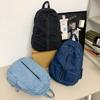 Джинсовая сумка для школьников, мужской рюкзак большой емкости, женский дорожный рюкзак