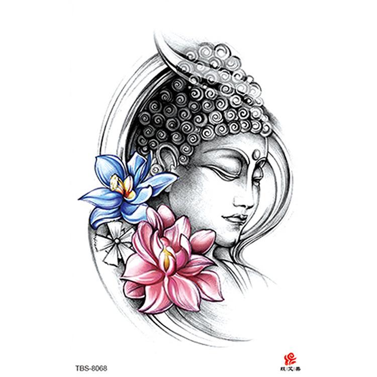High Quality Waterproof Women's Sexy Flower Animal Tribal Temporary Body Art Tattoos Tattoo Stickers