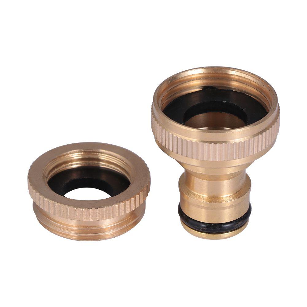 Garden Pipe Connector Brass Tap Adaptor Joiner Faucet Hose Tap Universal Water Adaptor Connetor