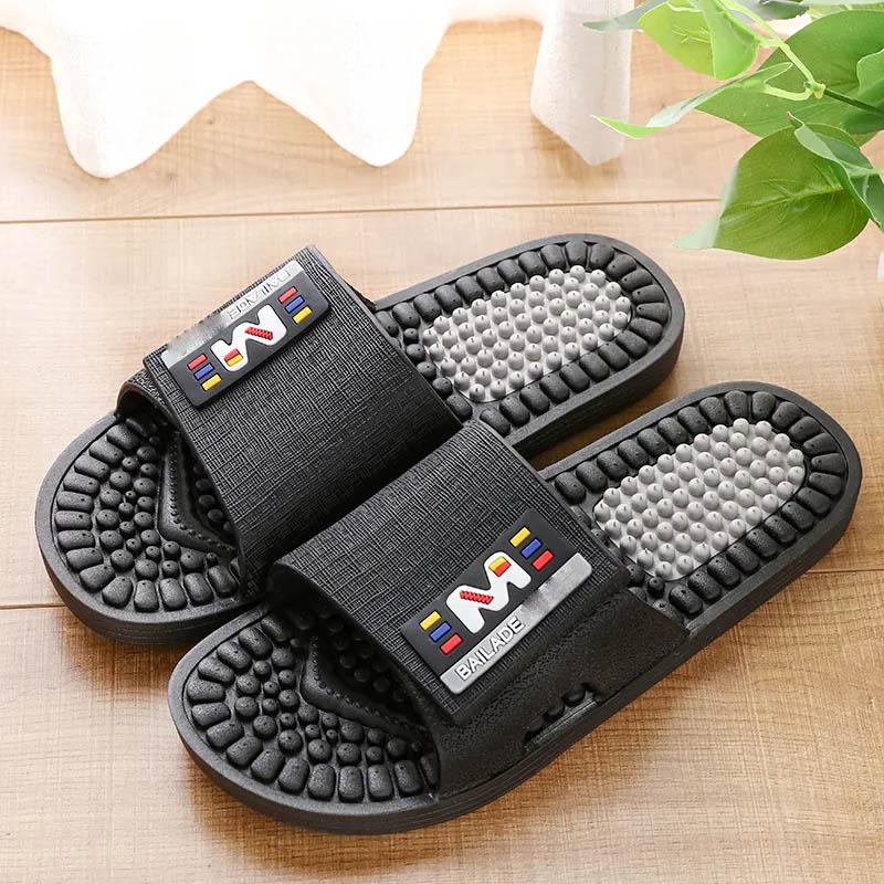 Summer Fashion Unisex Sandals and Slippers Foot Massage Slippers Home Bathroom Non-slip Breathable Leisure Wear Sandals