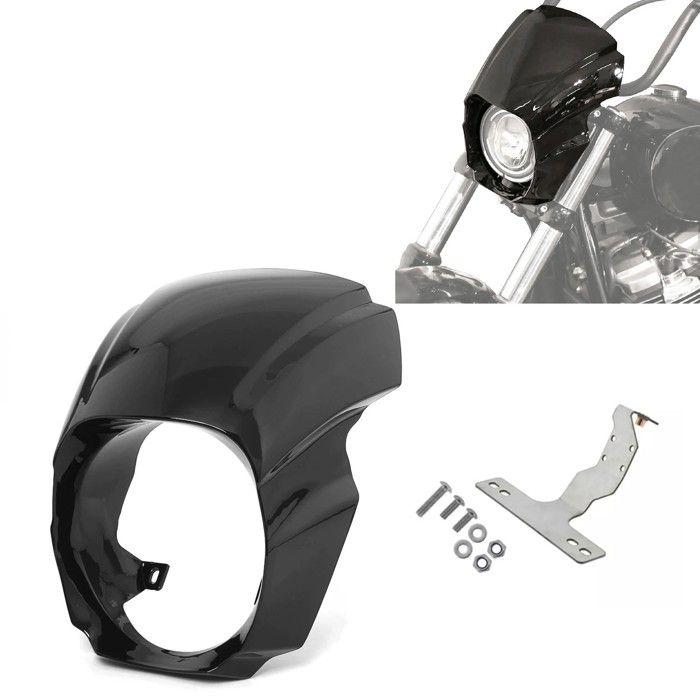 Carenage de phare pour Harley Davidson Breakout / 114 18-25 pare-brise Craftride RM2 noir