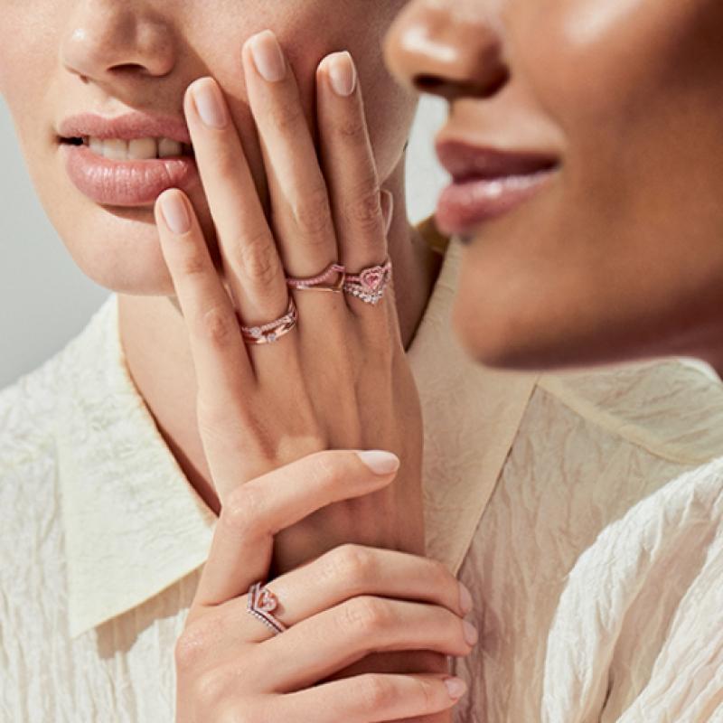 Pandora Timeless Wish Sparkling Pink Ring 186316c02