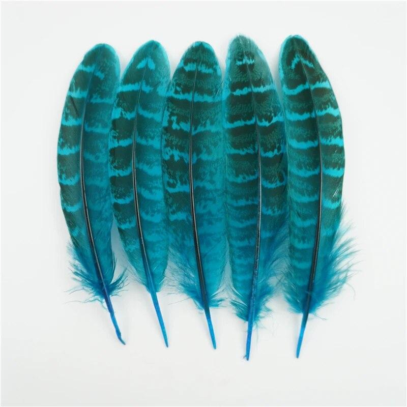 10-15cm Female Pheasant Feathers Jewelry Creation Colored Handicraft Accessories Natural Plumas DIY Holiday Decorations