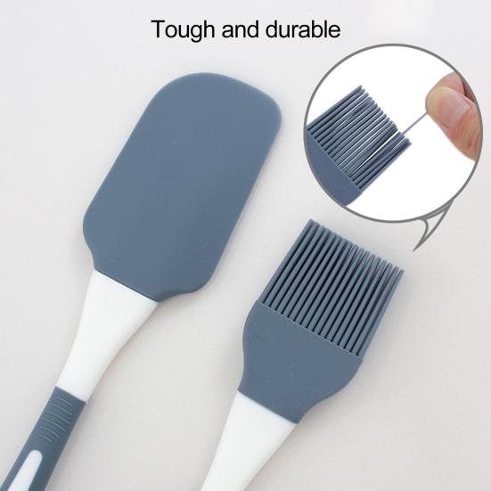 Силиконовый инструмент для выпечки, шпатель, скребок, масляная щетка, яичный венчик, пищевой зажим, термостойкий пищевой набор кухонных принадлежностей, кухонные принадлежности