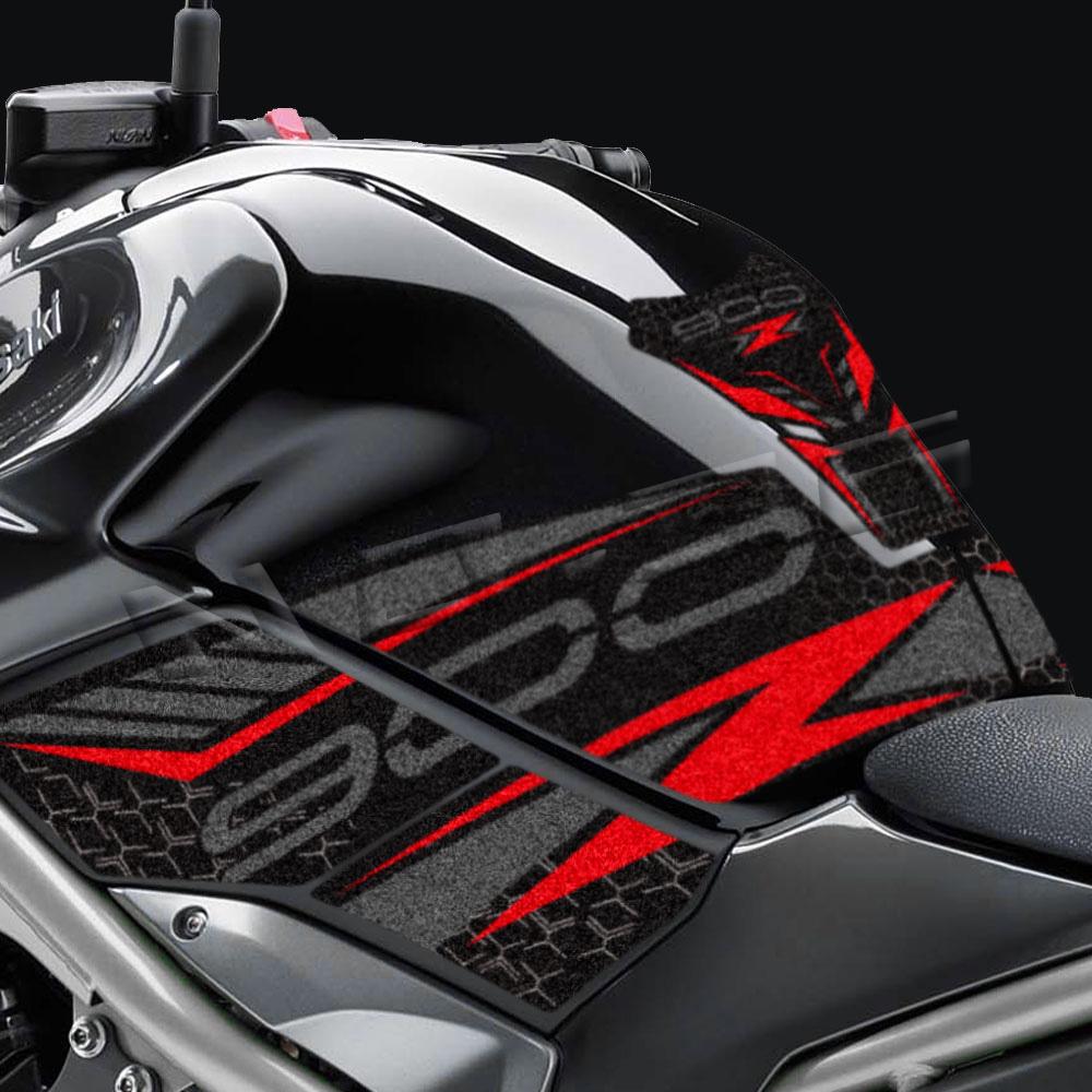 Для Kawasaki Z900 z900 2017-23 3M мотоциклетная противоскользящая накладка на бак, наклейка на колено, защитная наклейка, аксессуары