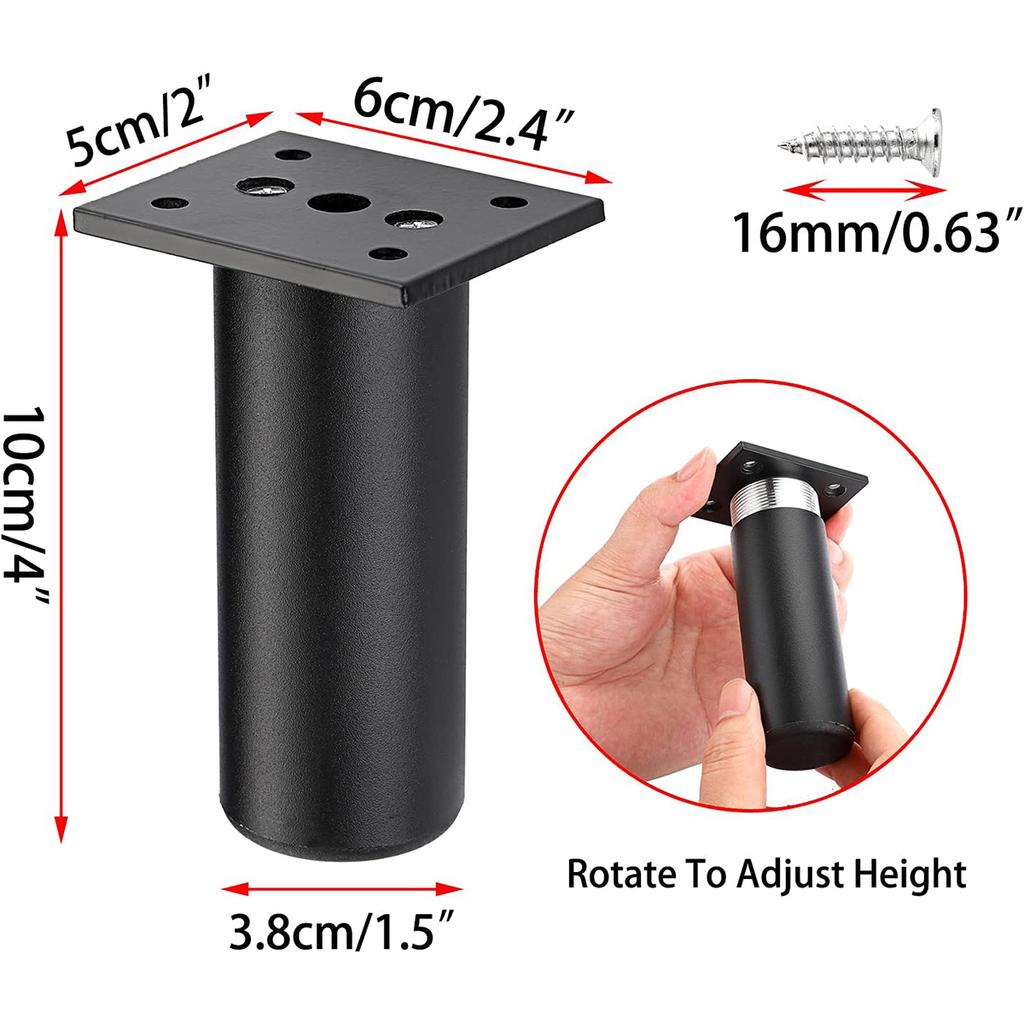 Регулируемые ножки шкафа Регулируемые ножки мебели Диван Мебель Шкаф Подъемник DIY Мебель Замена Ножки для тумбы под телевизор Foo