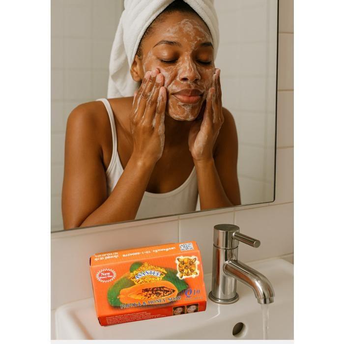 Savon Éclaircissant - Asantee - Papaye - 135 G - Mixte - Beauté Et Parfum