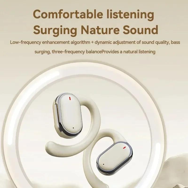 Xiaomi 2024 New TWS Wireless Earphones with Bluetooth 5.49 28 Hours Play Back Sport Earbuds with LED Display Earhooks and Built-in Mic