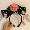Bow Flower Pearl Ancient Style Headwear Antique Headband Hanfu Hair Hoop Chinese Style Headwear