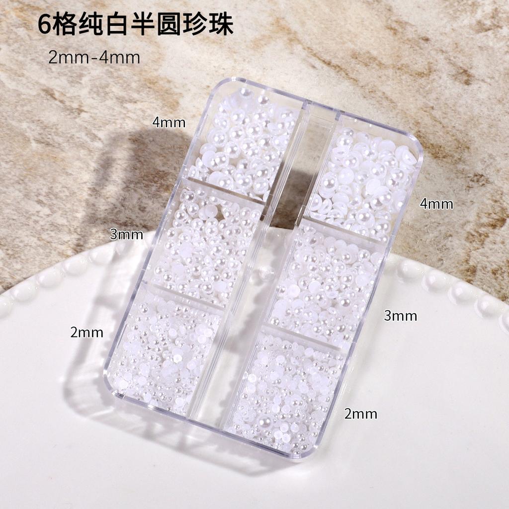 Японский маникюр с плоским дном, Чисто-бежевый жемчужный, Полукруглый, Полнокруглый хайлайт, Не отслаивается, Не выцветает, Аксессуары для ногтей