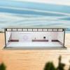 1/64 Diecast Model Car Display Case Garage for Toy Cars with Light Collection Accessory Collectible
