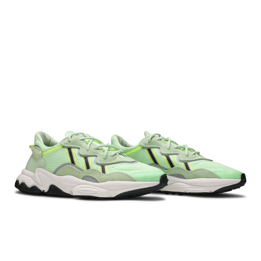 Adidas Ozweego 'Glow Green' (Unisex) Glow Green / Core Black / Solar Yellow Chunky Sneakers EE6466