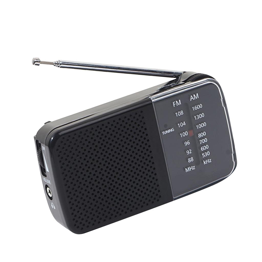 Портативное AM FM КВ радио Маленькое Ретро Винтажное радио Работающее от батарей Портативное ручное радио для дома