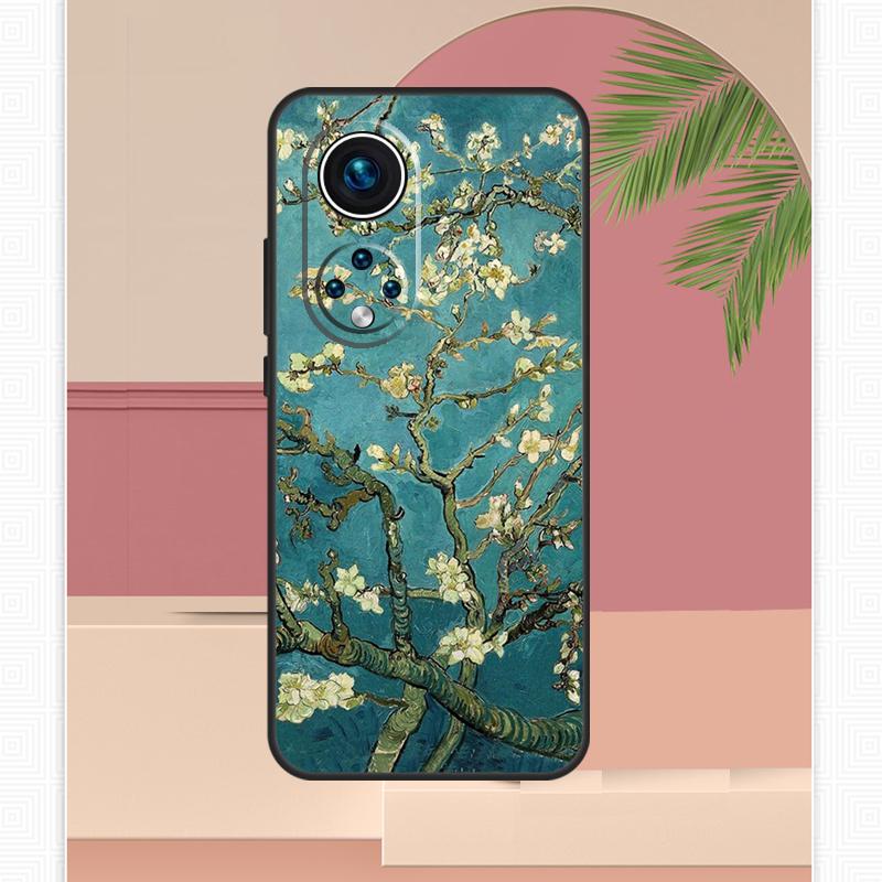 Кейс для масляной живописи в стиле Ван Гога для Honor Magic 7 Lite 5 6 8 Pro Honor 200 400 X9c X9b X9a X8b X8a X8c 50 70 90 Чехол