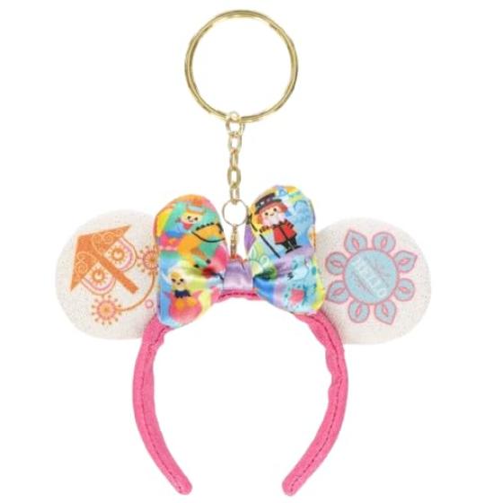 Minnie Mouse Headband Keychain Resort Exclusive Keychain a Small World It's