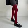 Fashionable Jacquard Knitted Stockings High-elastic Basic Pantyhose Thermal Leggings  Daily Wear