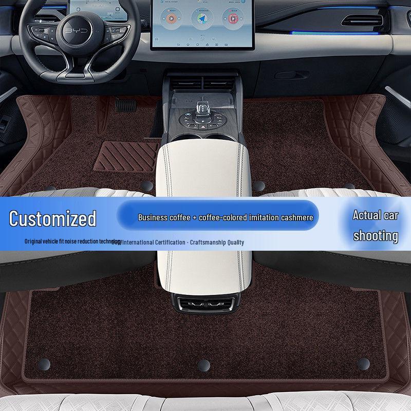 Комплект ковриков в салон и багажник для автомобиля BYD Seal 06Dmi - Дизайн «Звездное небо»