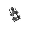 RAM MOUNTS Bar Mount Fits Diameters Black Base, 28.5-38.1mm,