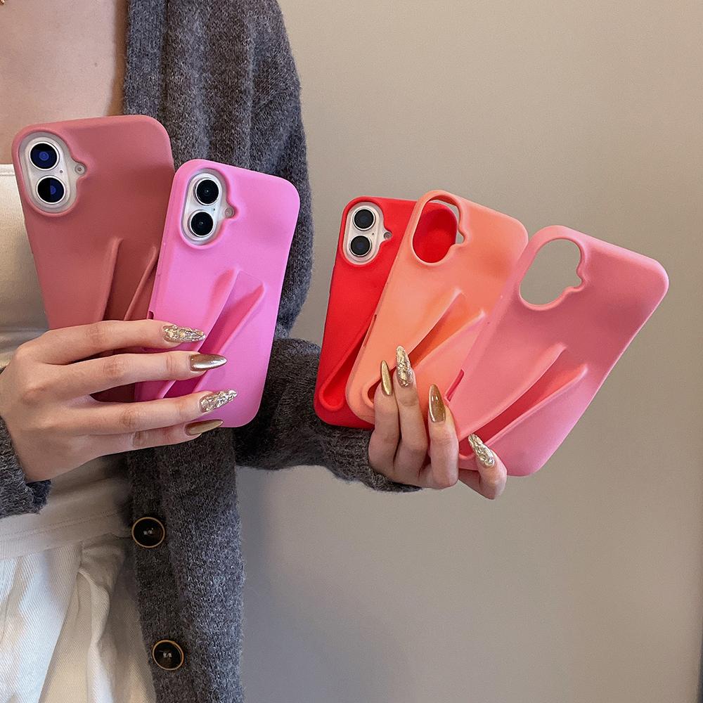 INS Lipstick силиконовый чехол для телефона iPhone 11 13 16 15 14 13 12 Pro Max 16 Plus портативный держатель для блеска для губ мягкий силиконовый чехол