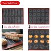 Non-stick Perforated Silicone 2pcs Baking Mat-Oven Sheet Liner for Macaron Cookies Pastry-Bakery Bakeware Outdoor Baking Tools
