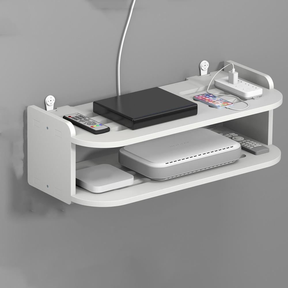 Strong Load-Bearing 2 Layer Wall Shelf 2/3 Layers WiFi Router Storage Holder  Bedroom