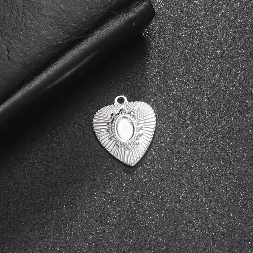 Lemegeton Love Pendant Couple's Sweet Jewelry Making Stainless Steel Pendant DIY Necklace Bracelet Jewelry Accessory Gift