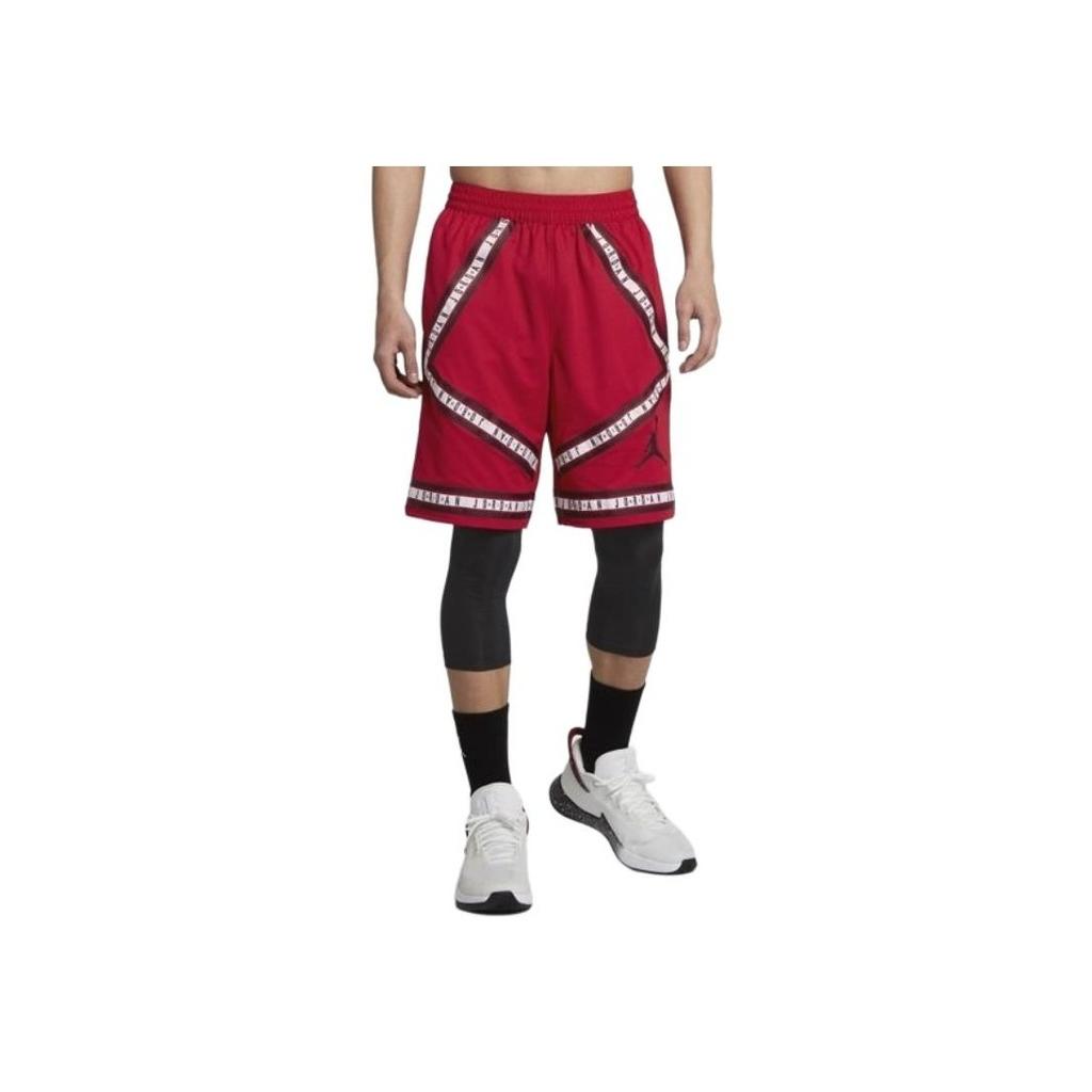 Мужские свободные баскетбольные шорты Air Jordan Dri-Fit со средней посадкой, красные AJ1109-687