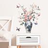 Винтажная фарфоровая ваза наклейка на стену самоклеящаяся для кабинета спальни прихожей домашнее украшение стены