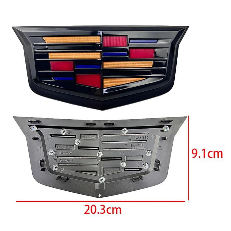 AABHW1 For Cadillac CT5 AWD 25T 28T 40T ABS Car Front Grille Emblem Cover Rear Trunk Badge Stickers Tail Displacement Decal Accessories