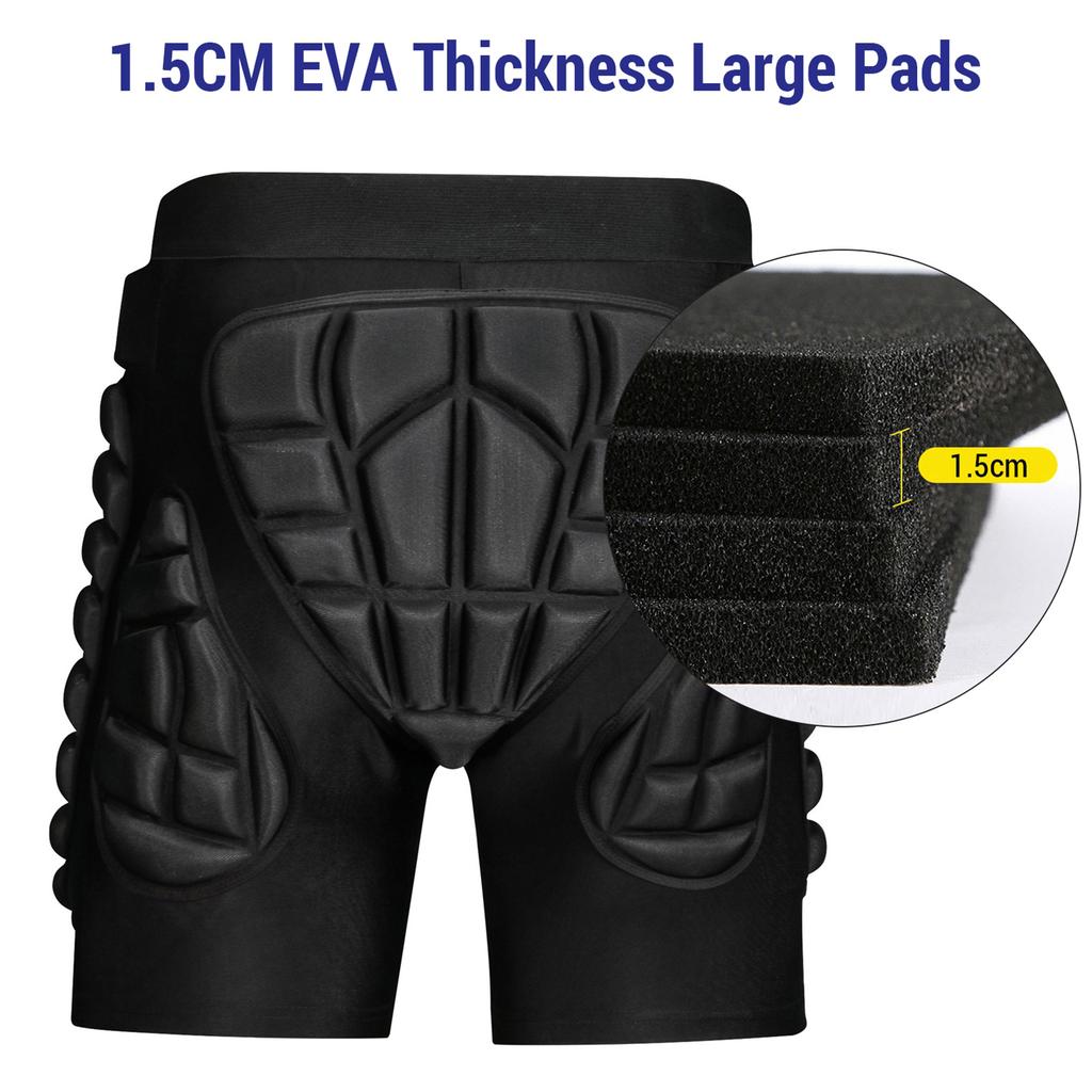 Шорты с 3D-подкладкой для скейтбординга, сноуборда, катания на лыжах для женщин и мужчин