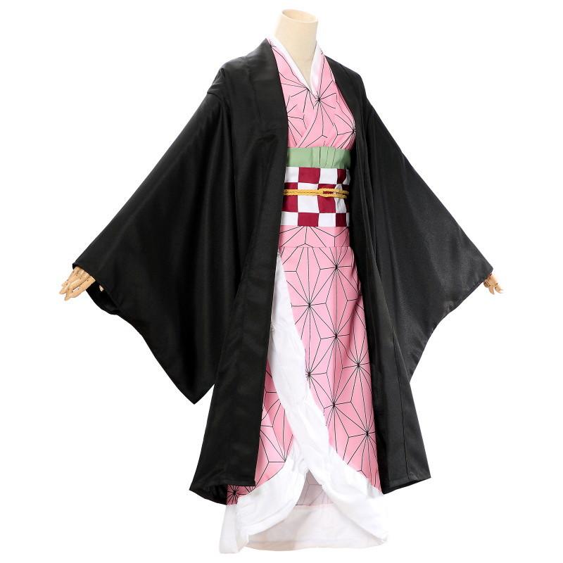Kamado Nezuko Cosplay Anime Demon Slayers Costume Kimono Suit Women Kimetsu No Yaiba Kisatsut Halloween Carnival Praty Clothes