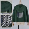 HOLOUN Anime Levi Eren Jaeger Mikasa Ackerman Armin Arlert Hanji Cosplay Costume Unisex Survey Corps Cloak Jacket Embroidery