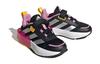 adidas Tech Rnr Нескользящие Устойчивые к истиранию Низкие Детские Тренировочные Кроссовки Черно-Бело-Красные Детские ID9525