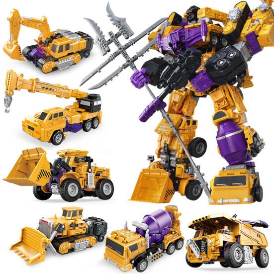 Transformation Car Fine Workmanship Multiple Playing Ways ABS Kids Deformation Robot Car for Children