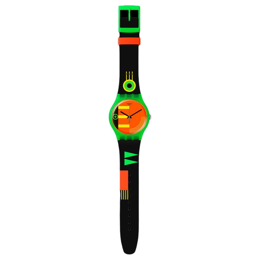 Swatch Унисекс Оранжевые Часы SO29G106 SO29G106