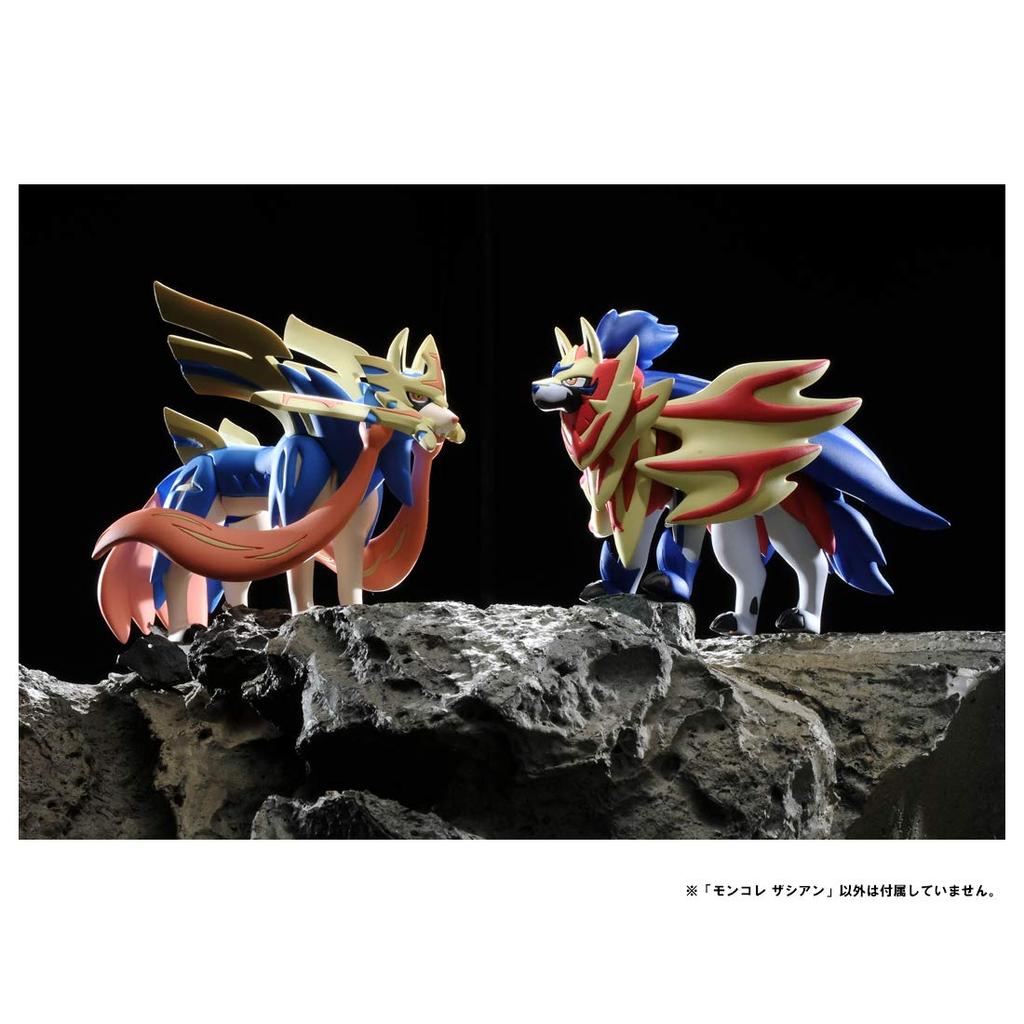 Takara Tomy "Pokemon MonColle ML-18 Zacian" Pokemon Figure Toy for ages 4 and up, Meets Toy Safety Standards (ST Mark)