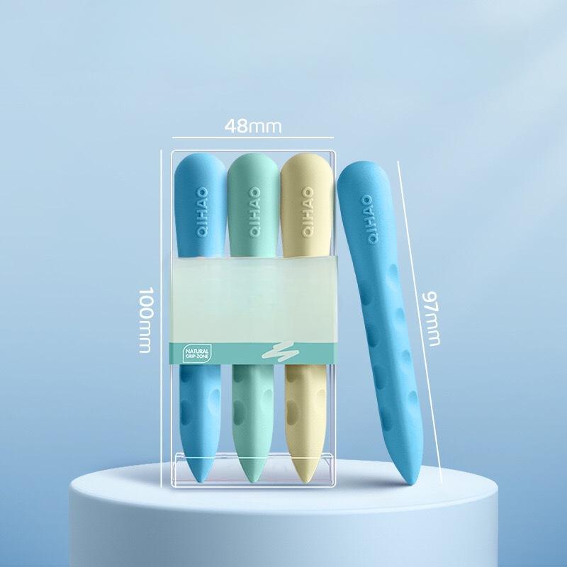 Ластик для отверстий для учеников начальной школы, не роняющий шлак, без мусора, резиновая ручка, изображение из кожи, супербольшая художественная поза