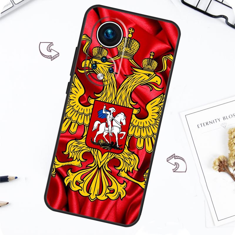 Чехол-футляр с гербом России, орлом, флагом для Honor Magic 7 Lite 5 6 Pro Honor 200 50 70 90 Lite X8b X9a X8a X8 X9 X9c X9b